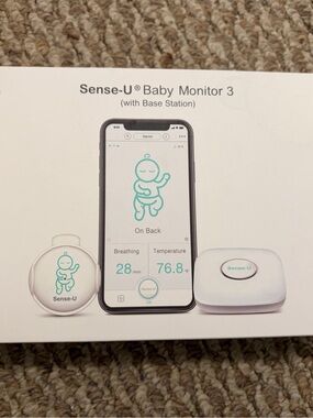 Sense-U Baby Monitor 3 WiFi Base and baby monitor